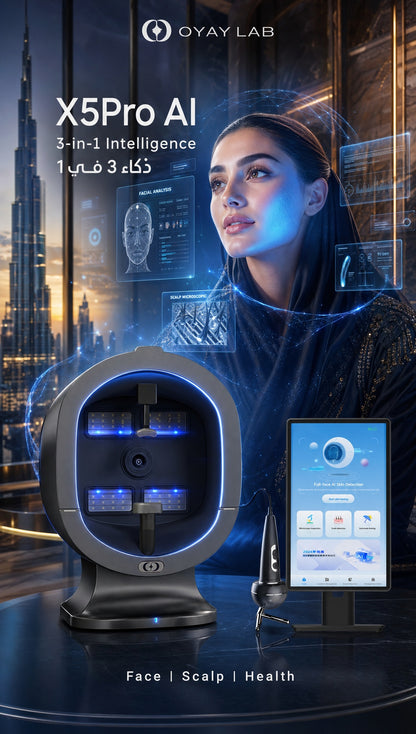 OYAY LAB X5Pro: The Ultimate 5-in-1 AI Face &amp; Scalp Health Management System