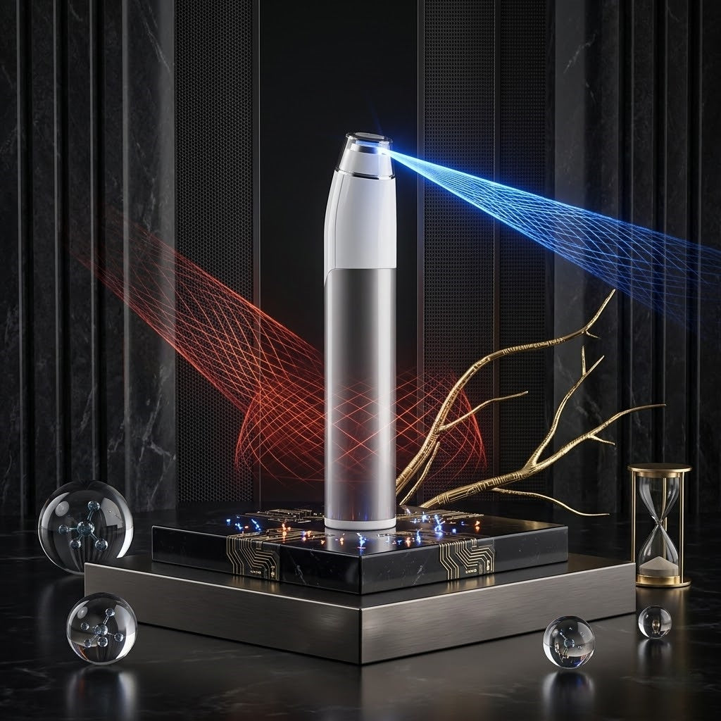 Nova 3-in-1 Advanced Acne Clearing Device | 8-Second Blemish Spot Treatment Pen | 415nm Blue Light &amp; 830nm NIR Laser | Painless Pimple Eraser &amp; Scar Prevention | CE Certified