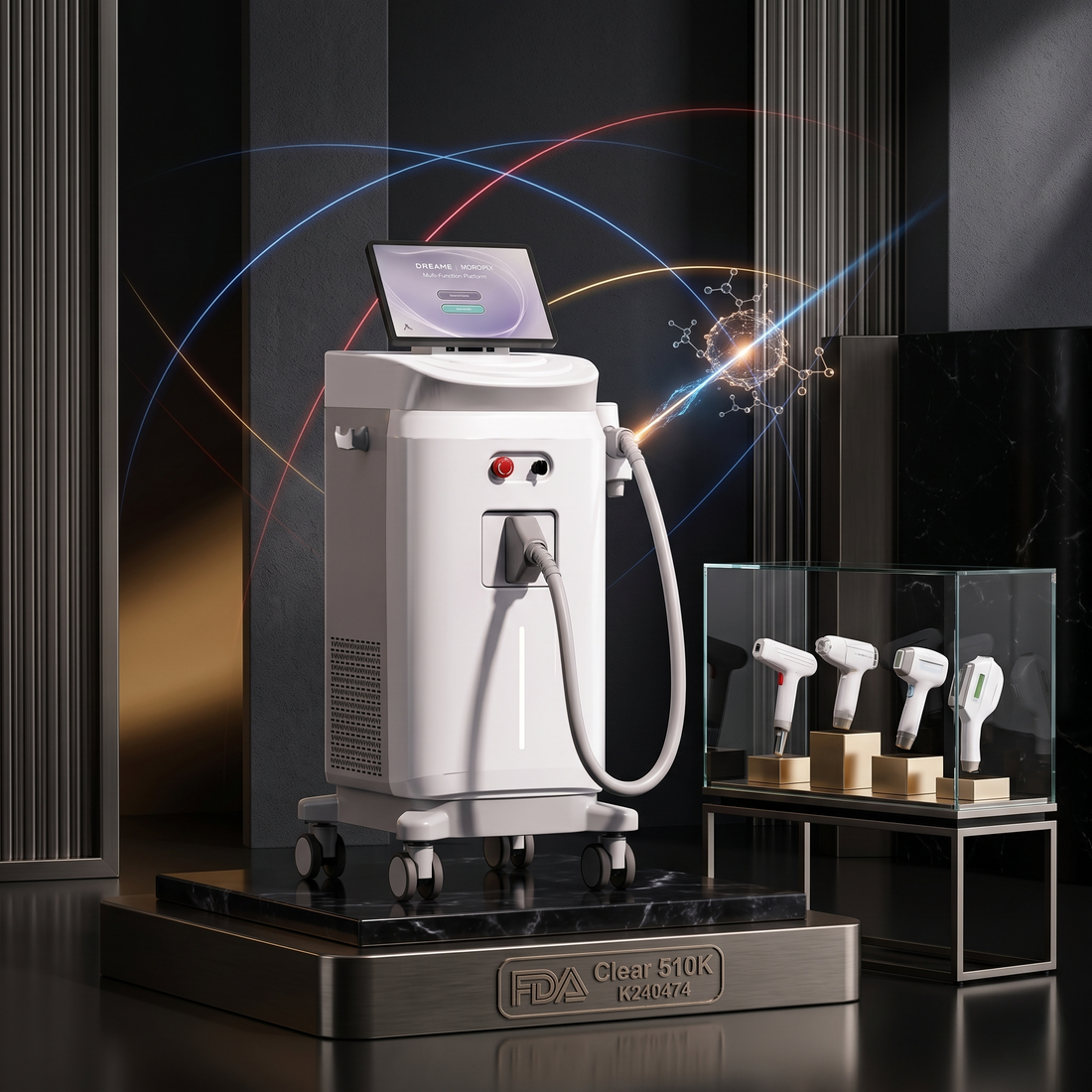 U.S. FDA Cleared 8-in-1 Multi-Function Aesthetic Platform | Professional MedSpa Laser Center | IPL, Picosecond, Diode &amp; Nd:YAG Technologies | Ultimate Clinic-Grade Skin &amp; Hair Solution