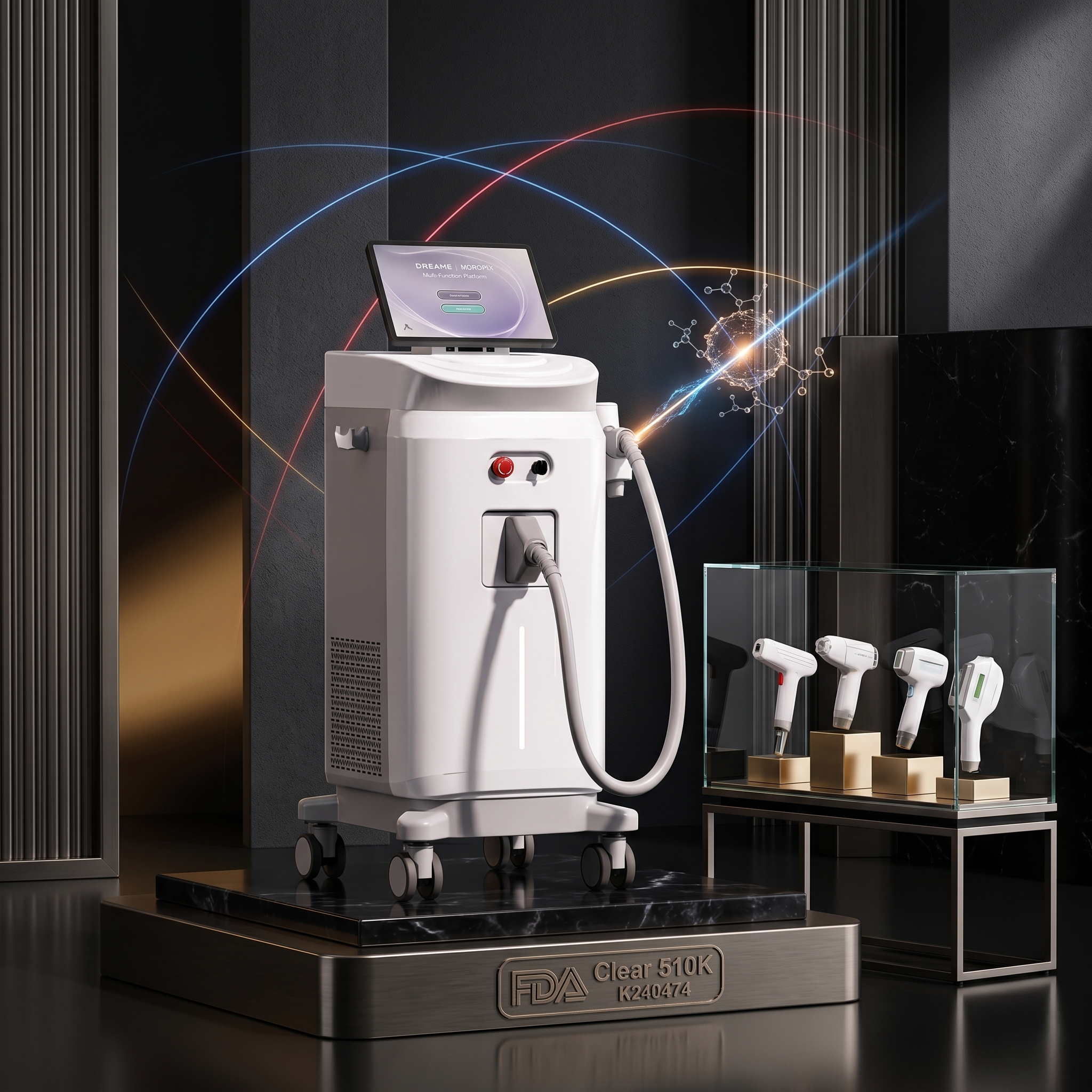 U.S. FDA Cleared 8-in-1 Multi-Function Aesthetic Platform | Professional MedSpa Laser Center | IPL, Picosecond, Diode &amp; Nd:YAG Technologies | Ultimate Clinic-Grade Skin &amp; Hair Solution