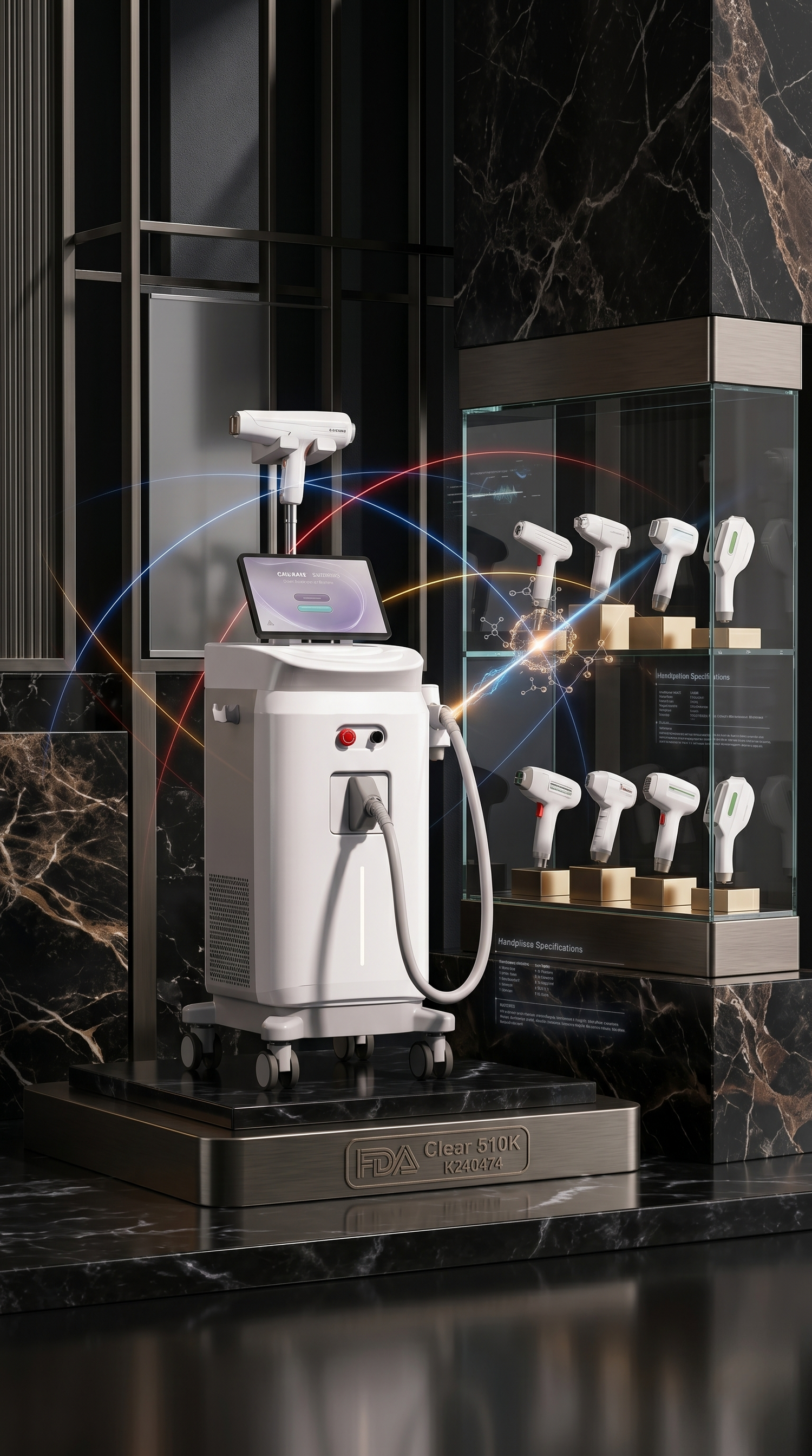 U.S. FDA Cleared 8-in-1 Multi-Function Aesthetic Platform | Professional MedSpa Laser Center | IPL, Picosecond, Diode &amp; Nd:YAG Technologies | Ultimate Clinic-Grade Skin &amp; Hair Solution